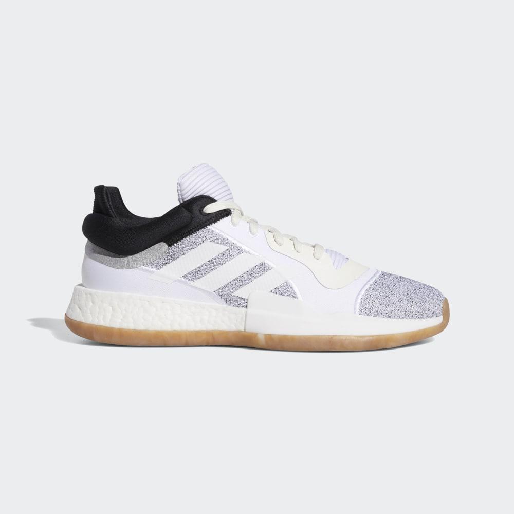 Adidasi Baschet Adidas Marquee Boost Josi Barbati Romania - Albi/Negrii D96933